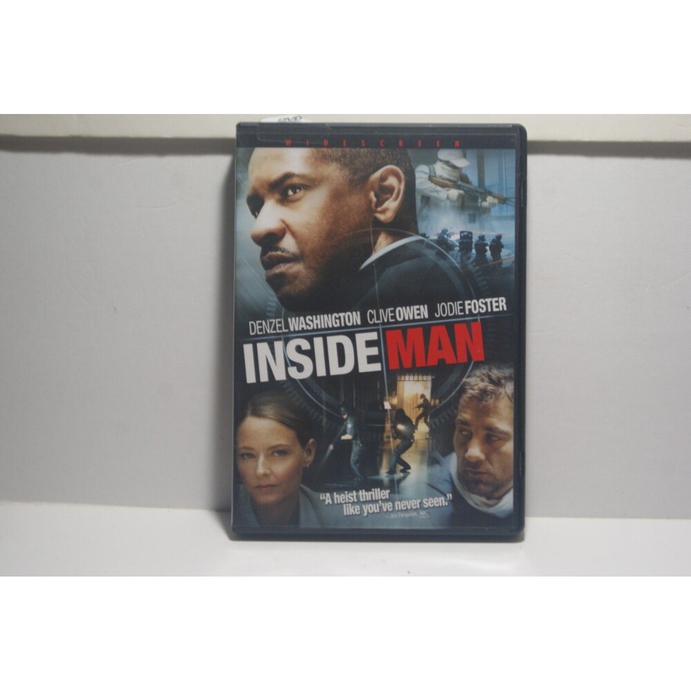 Inside Man DVD 2006 Denzel Washington Action Thriller Nail Biting